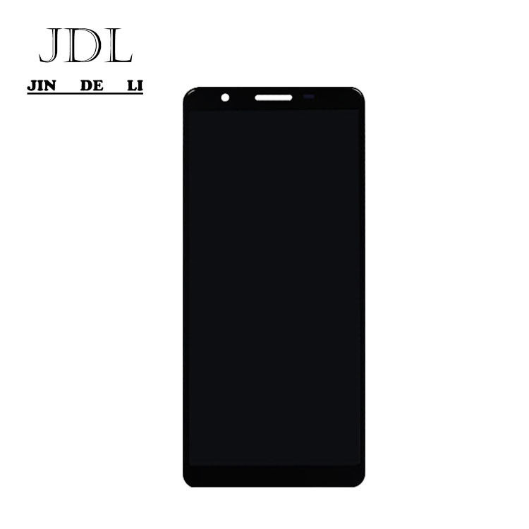 La base profesional A013 de  A01 de la pantalla LCD del teléfono móvil exhibe color negro