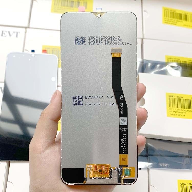 Pantalla LCD M20 al por mayor Para SAMAUNG M20 Pantalla de pantalla táctil para teléfonos móviles  M205 100% paquete de servicio original nuevo LCDS