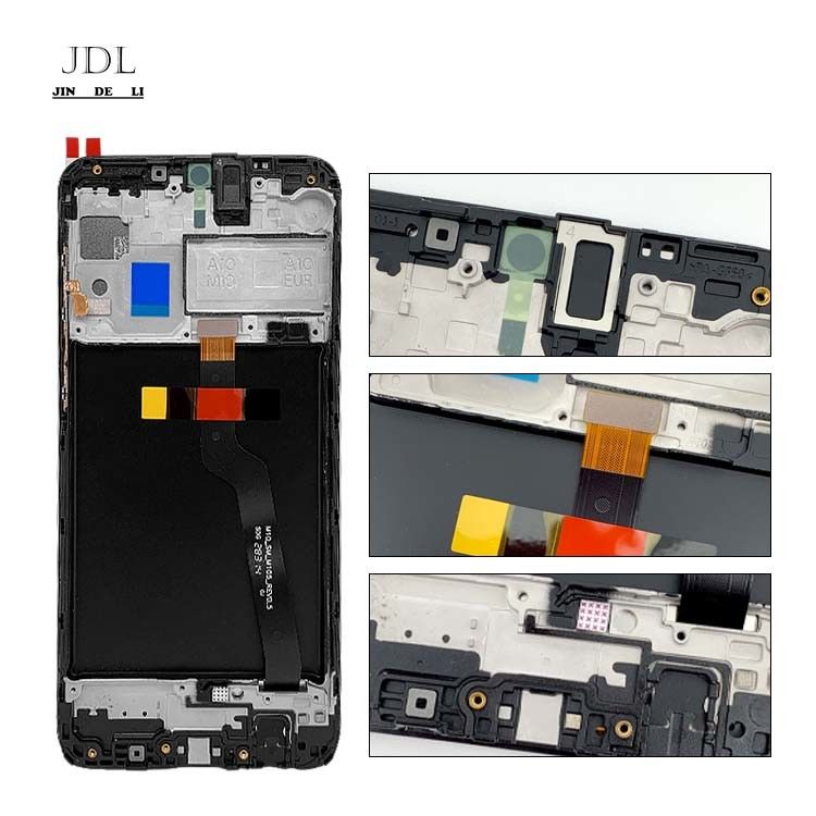 M10 LCD con marco para  M10 Telefono móvil pantalla táctil  M105 paquete de servicio original LCDS Pantalla