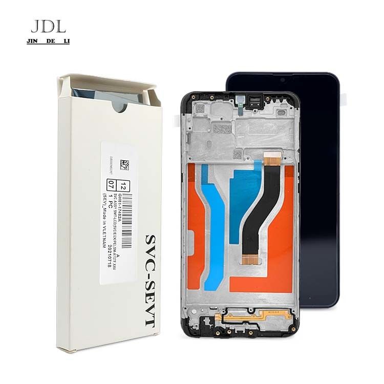 Venta al por mayor Original A107 pantalla LCD con marco Para  a10s Pantalla  A107 paquete de servicio LCD