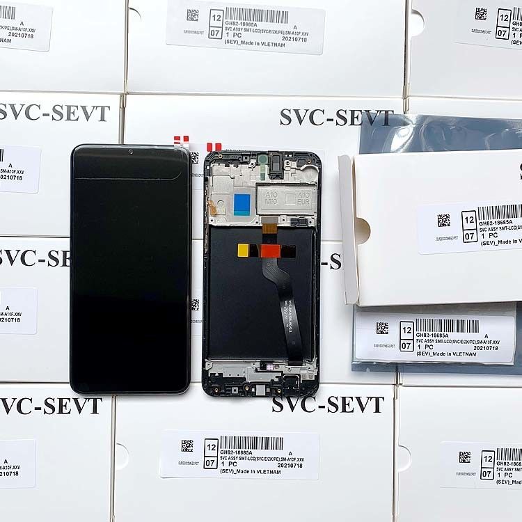 JDL LCD A10 Pantalla de primer nivel para teléfono Pantalla LCD Impresión de logotipo personalizado embalaje