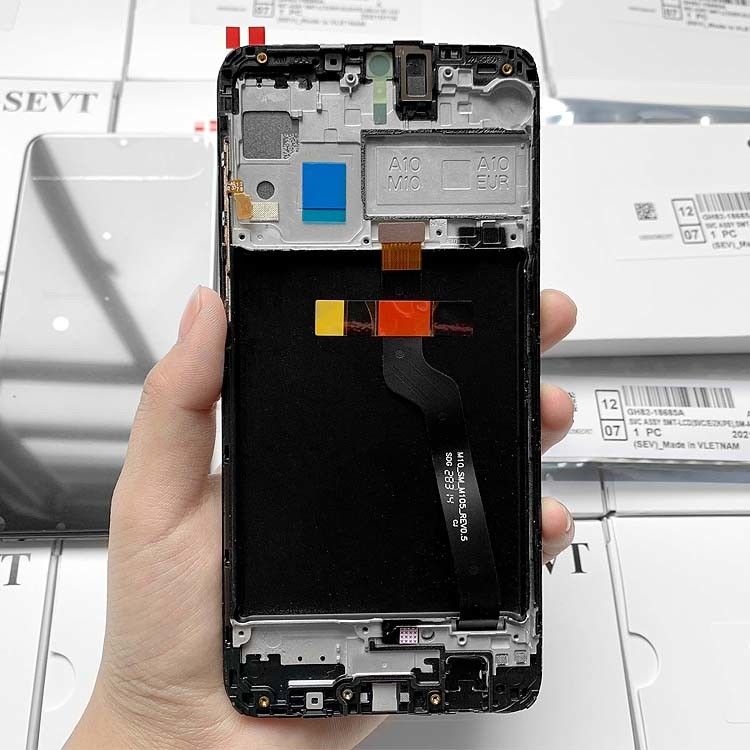 JDL LCD A10 Pantalla de primer nivel para teléfono Pantalla LCD Impresión de logotipo personalizado embalaje