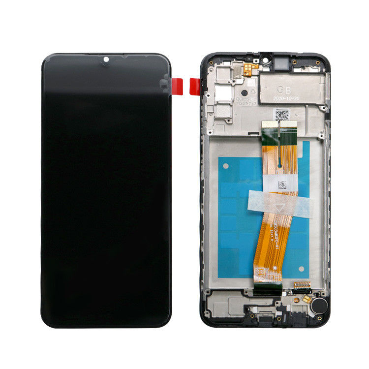 Venta al por mayor A02S LCD LCD con marco Para  A02S Factory pantalla táctil  A025 paquete de servicio pantalón LCDS