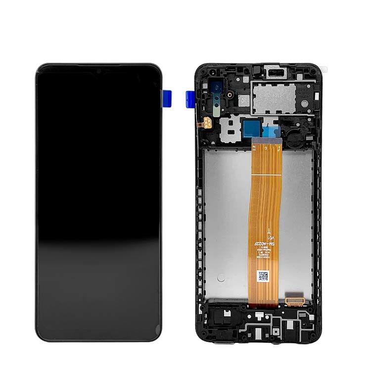 Pantalla Pantalla  A02 Service Pack LCD con marco para  A022 Original pantalla táctil Digitalizador