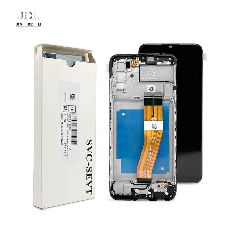 Paquete de servicio original A03S LCD con marco Para  a03s Pantalla de pantalla de teléfono móvil  A037