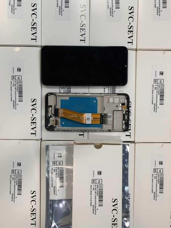A03 LCD LCD con marco para  a03 Pantalla de pantalla de teléfono móvil al por mayor