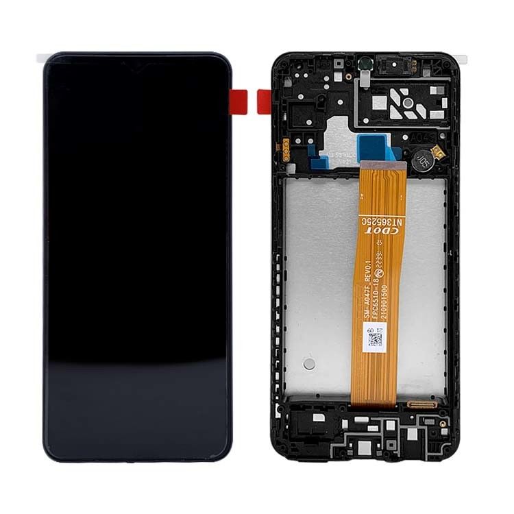 A04S LCD LCD con marco Para  a04s paquete de servicio original LCDS  A047 Pantalla pantalla de teléfono móvil