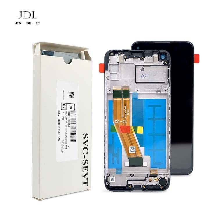 Pantalla de pantalla de LCD A11 con marco para  A11 Original Nueva pantalla móvil  A115 Service Pack Pantalla de pantalla LCDS