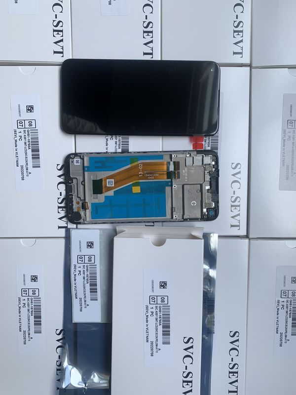 Pantalla de pantalla de LCD A11 con marco para  A11 Original Nueva pantalla móvil  A115 Service Pack Pantalla de pantalla LCDS