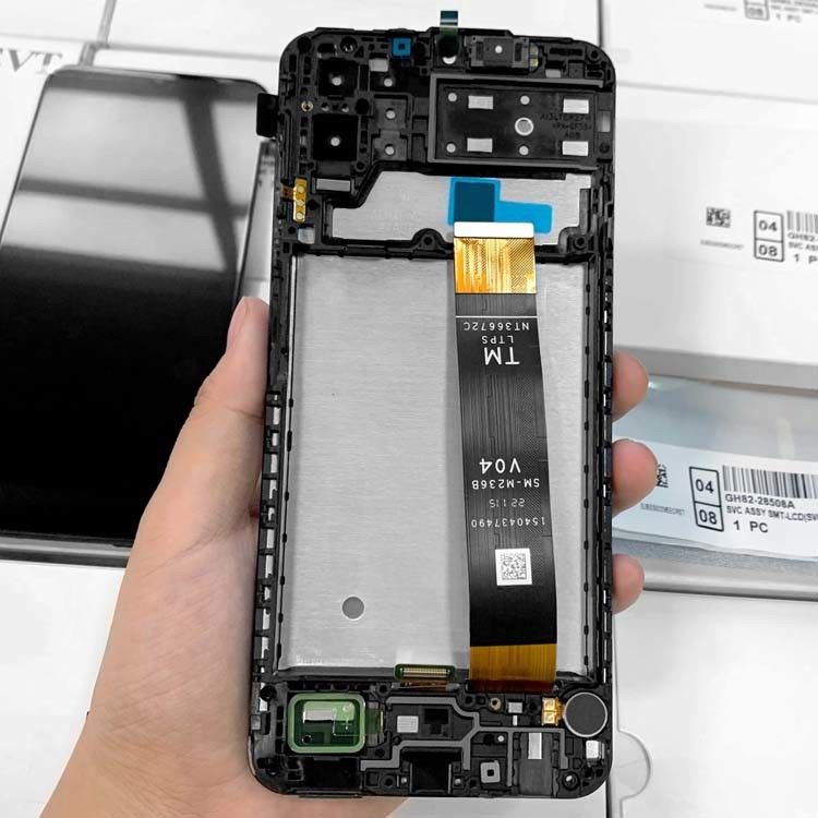 Pantalla de pantalla LCD de fábrica A135 para  A13S Pantalla de pantalla de teléfono móvil original  A137 paquete de servicio LCDS