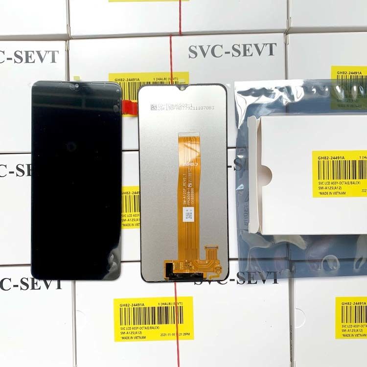 Reemplazo de pantalla LCD A12 negro Envío por EMS FEDEX UPS DHL TNT