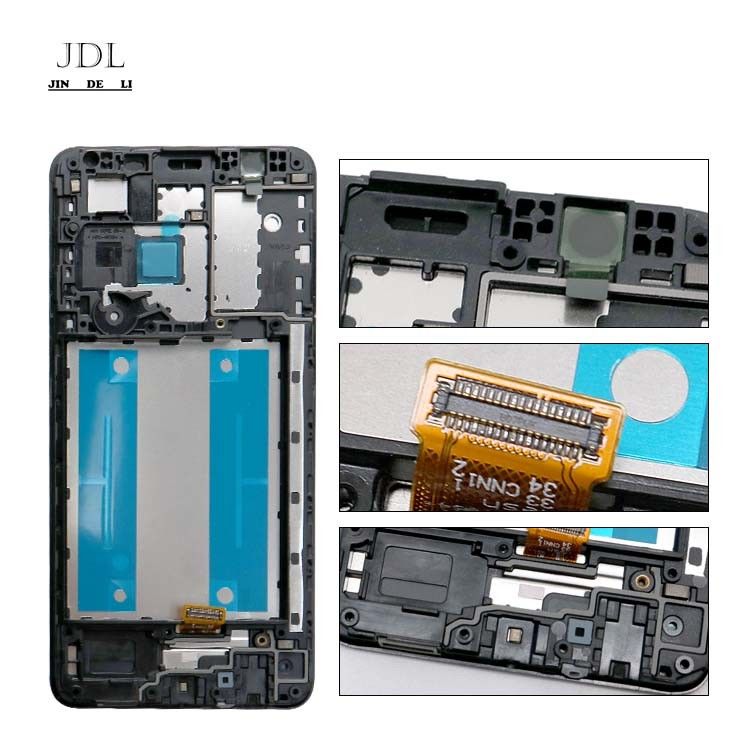 100% servicio de alta calidad original Negro Color A12  LCD Original para pantalla superior