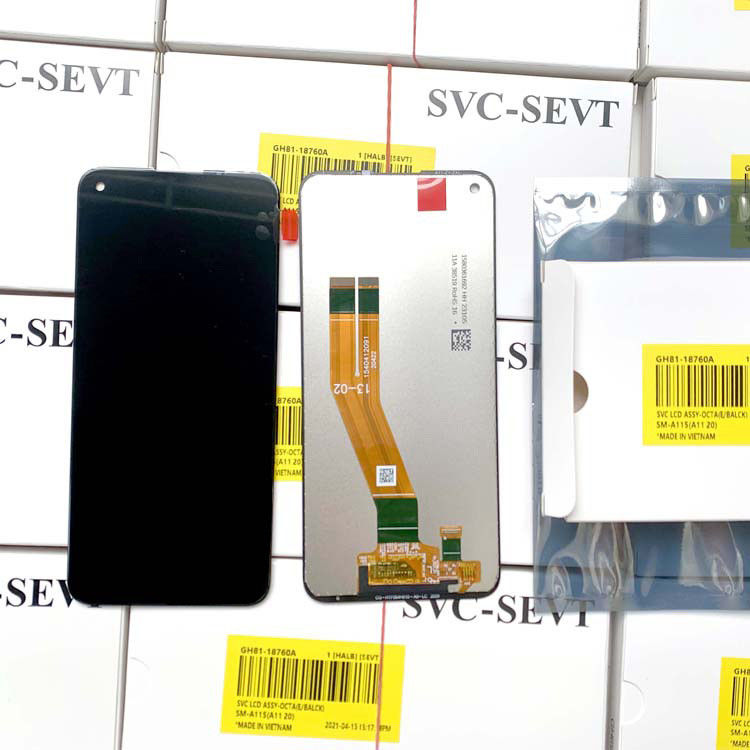 Pantalla LCD de teléfono móvil 100% original A11 / A115 para el paquete de servicio de pantalla de Samusung