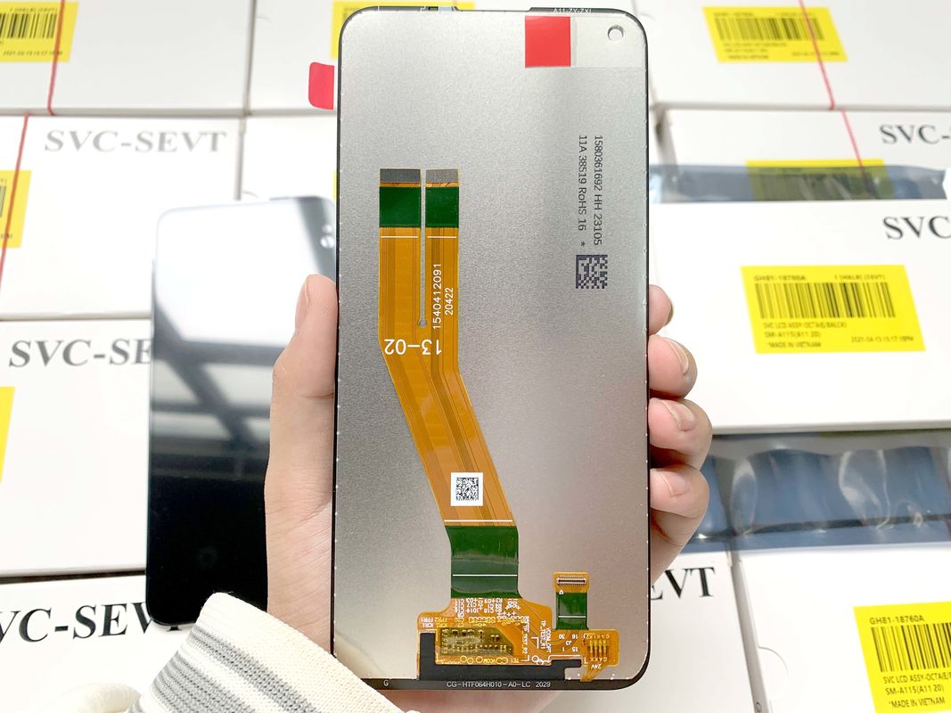 Pantalla LCD de teléfono móvil 100% original A11 / A115 para el paquete de servicio de pantalla de Samusung