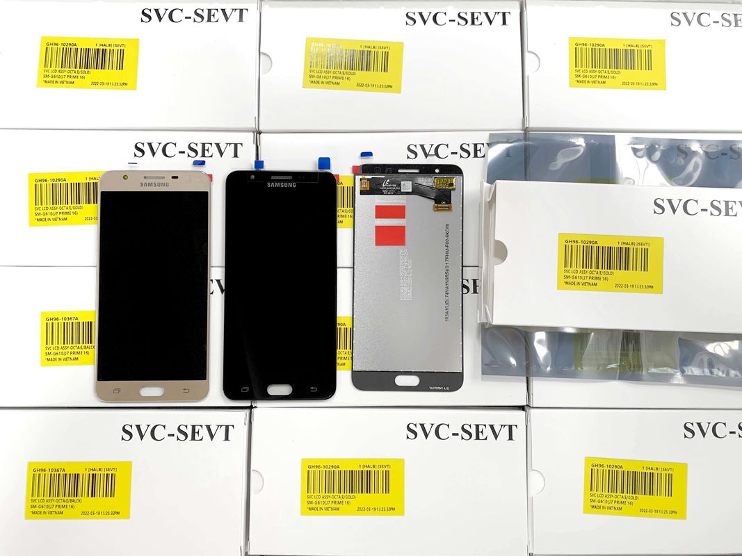 J7 Prime LCD Display Tecnología TFT LCD Impresión de logotipos personalizados Embalaje para dispositivos móviles Display para pantallas LCD samung