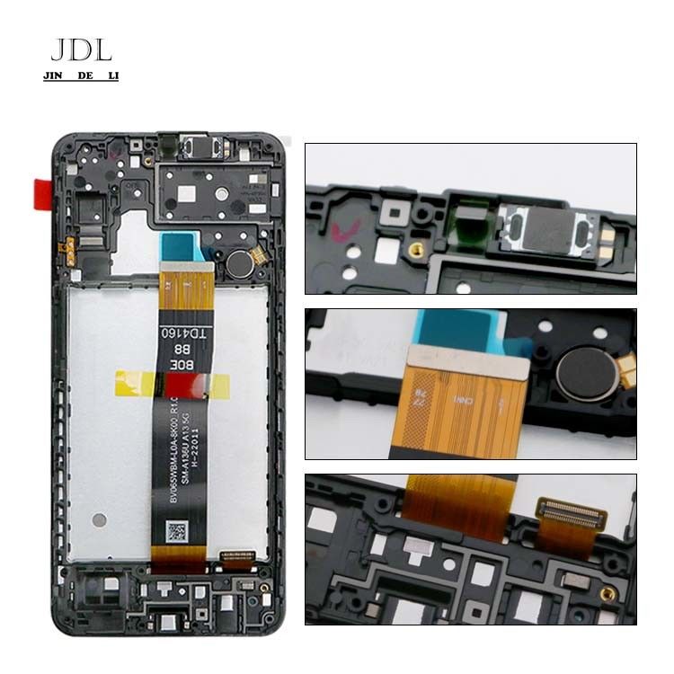 JDL LCD A10 Pantalla de primer nivel para teléfono Pantalla LCD Impresión de logotipo personalizado embalaje