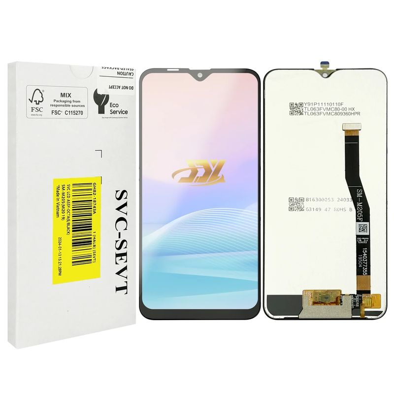 LCD de reemplazo original 100% probado estrictamente LCD M20 LCD pantalla táctil pantalla de teléfono móvil