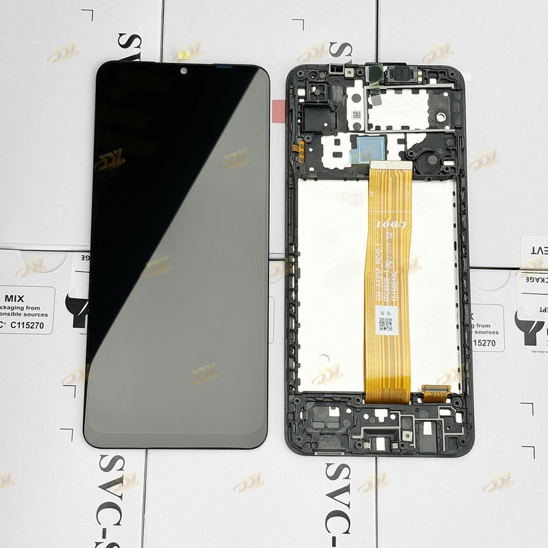 A125 LCD original Panatlla con marco Para  a125 Service Pack Pantalla LCDS  A125 Telefono móvil pantalla táctil