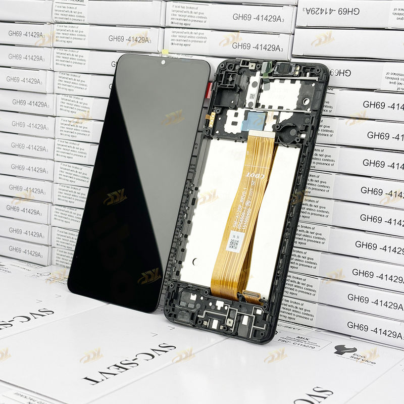 A125 LCD original Panatlla con marco Para  a125 Service Pack Pantalla LCDS  A125 Telefono móvil pantalla táctil